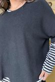 Conrad Layer Knit Black